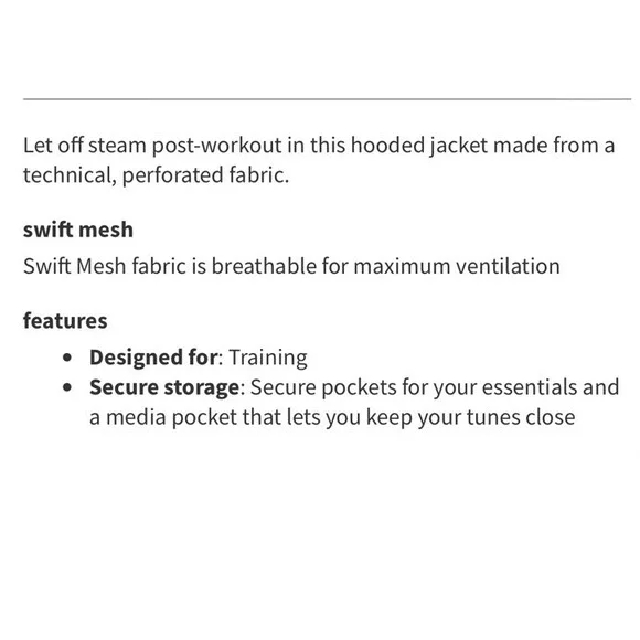 Lululemon Airing Easy Hoodie Jacket Mens‎ XL Breathable Blue Pockets Zip LM4749S - Picture 5 of 13